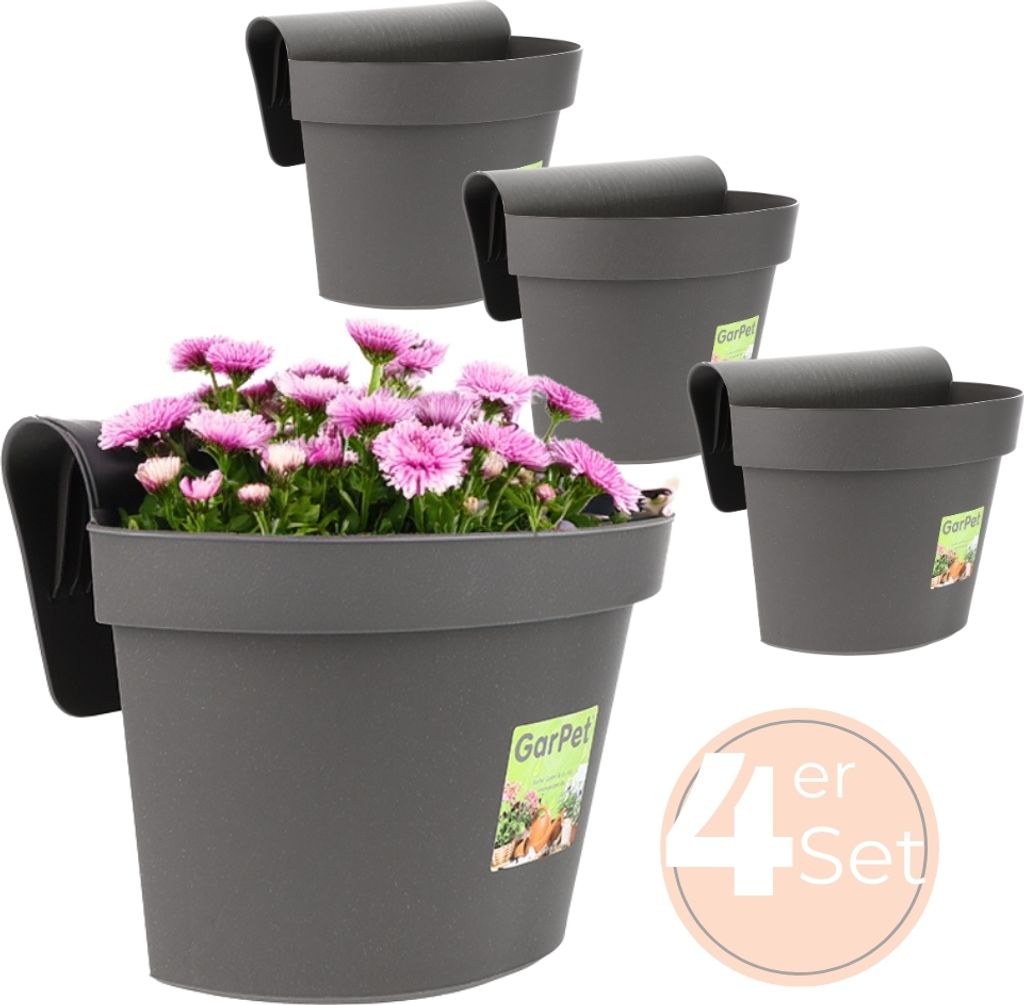 blumenkasten gestell metall Blumenkasten FIONA Metall Blumenwandkorb H/B/T 25/110/24 cm Eisen, dun main image 0