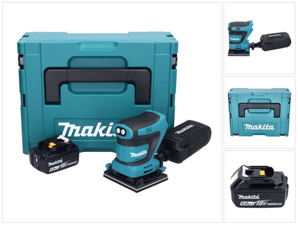 Makita DBO 480 G1J akumulatorowa szlifierka oscylacyjna 18 Zdjęcie produktu 