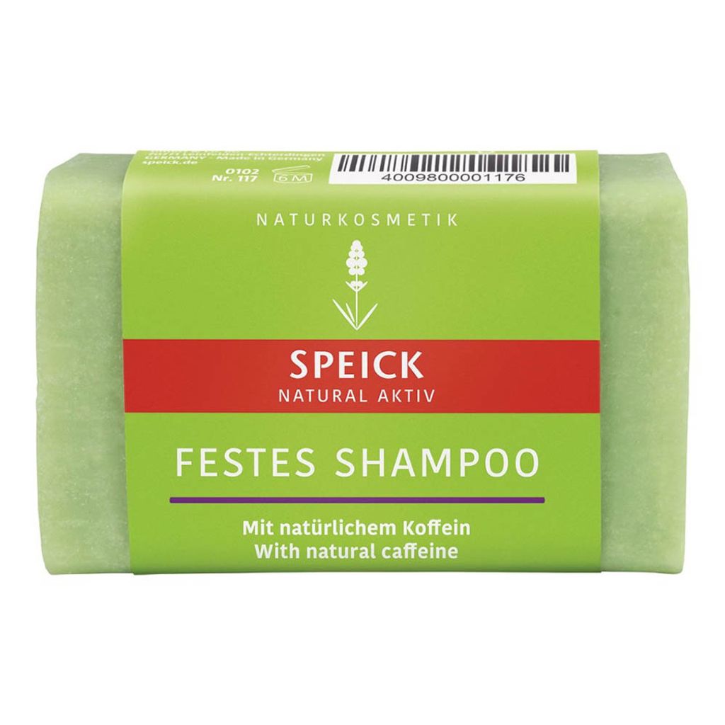 Speick Natural Aktiv Festes Shampoo mit natürlichem Koffein Bio 60g