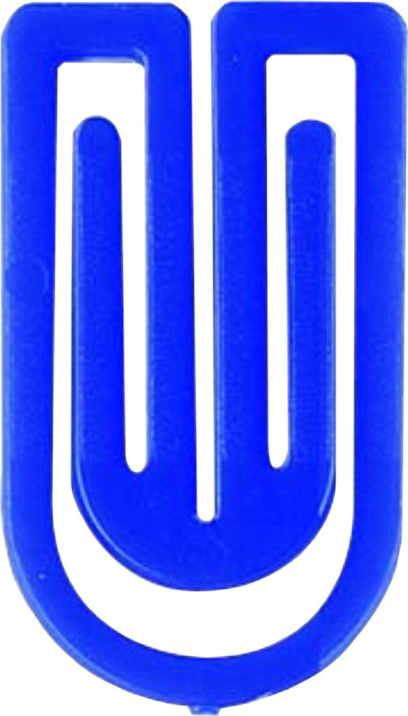 Büroklammern King Klip 32mm VE=20x30 Stück blau