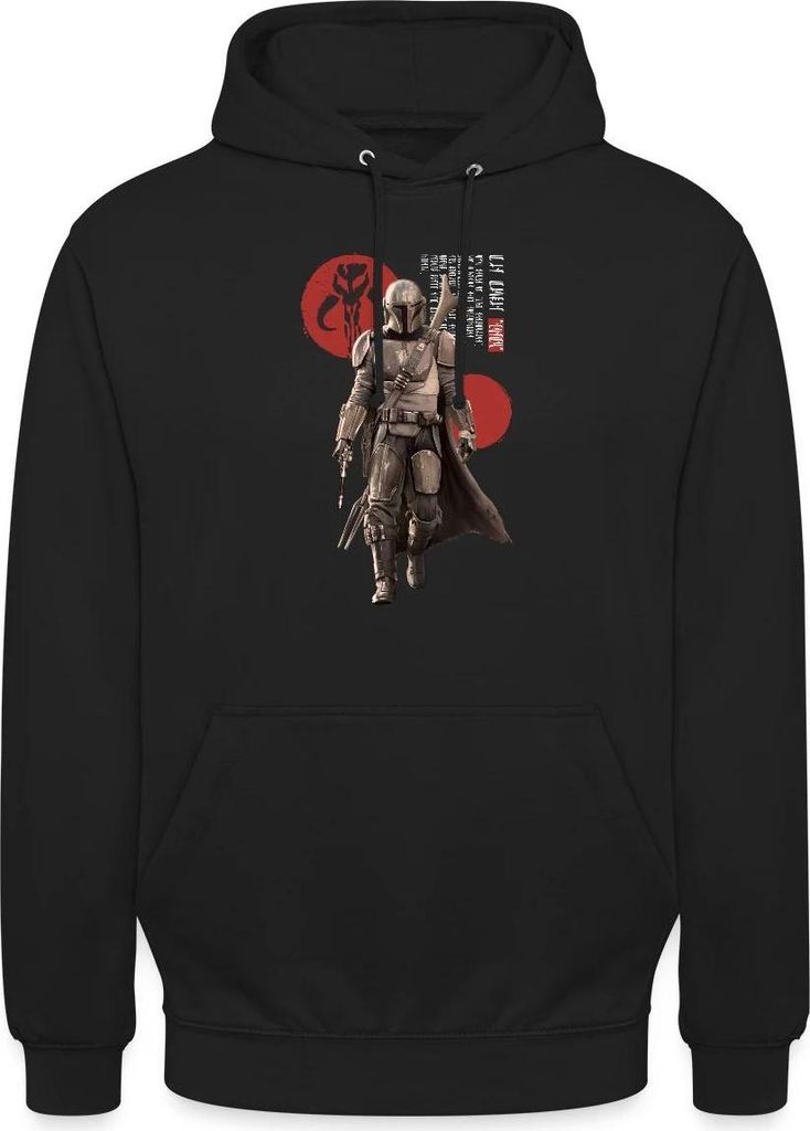 Star Wars: Mandalorian Mandalorianer & Zeichen Uni Hoodie, XL, Schwarz