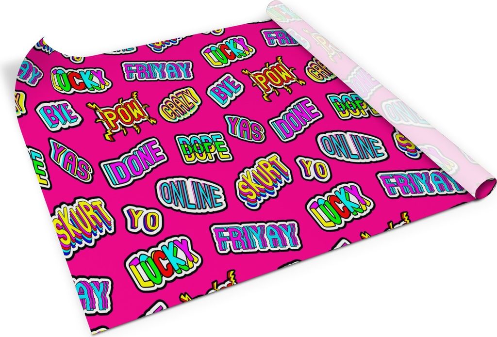 Pop-art – PVC Klebefolie für Möbel – Möbelrenovierungsfolie – Möbelfolie selbstklebend – Küche – Schränke – Möbeldekorfolie – ...