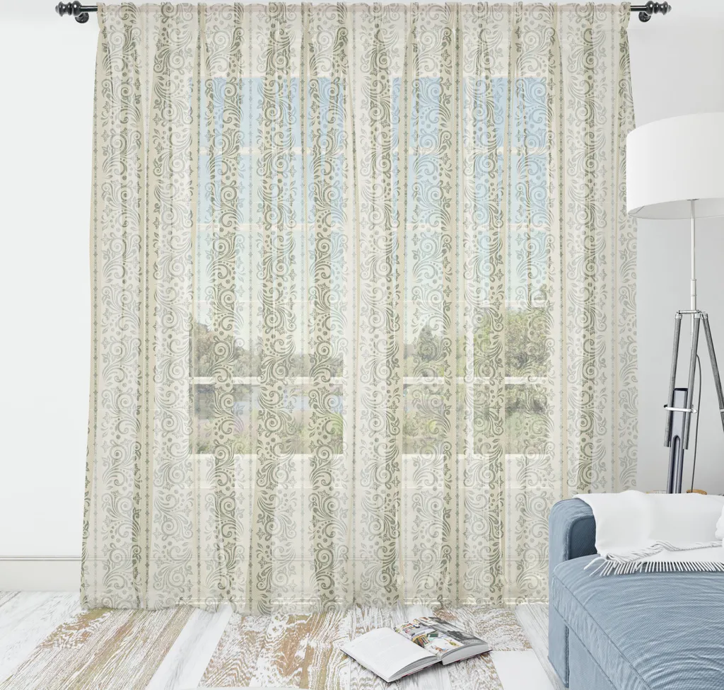 Telo Parete Vittoriano ABAKUHAUS 240x274 - Damascato Rococò Grigio