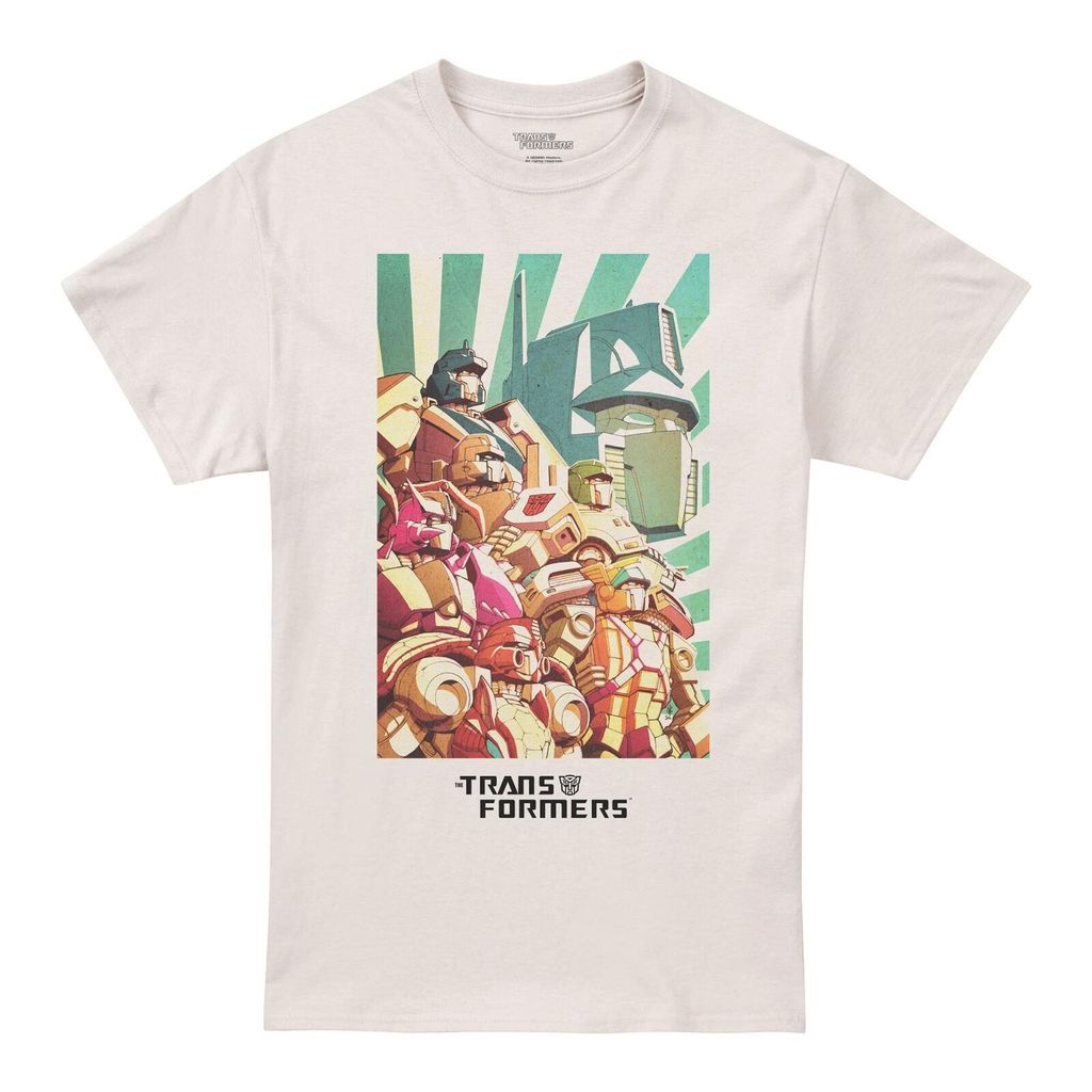 Transformers - "Autobots Assemble" T-Shirt für Herren TV2040 (S) (Natürlich)