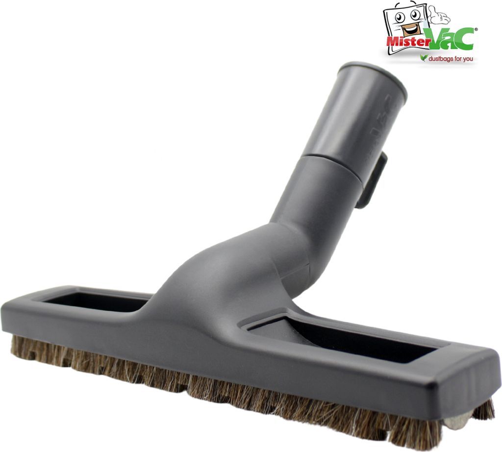 MisterVac Staubsaugerdüse Bodendüse Besendüse Parkettdüse Rosshaardüse + 2 gratis Filzrollen, kompatibel mit Mirka INDUSTRIE-STAUBSAUGER 915 M...