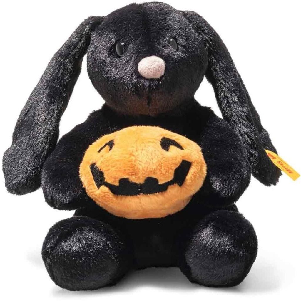 Steiff Kuscheltier Hoppie Hase Mr. Spice schwarz 16 cm Produktbild 