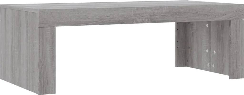 SYFAX™ Tavolino da Salotto Grigio Sonoma 102x50x36cm Legno Multistrato