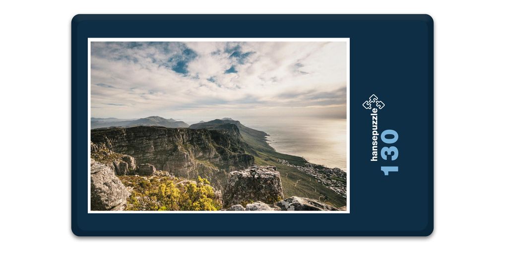 hansepuzzle 17390 - Landschaft Puzzle, 130 Teile, Natur, 28,7 x 20,0cm mit hochwertiger Aufbewahrung, Kartonbox und wiederverschließbarem Beutel