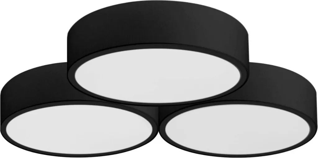 Lampada da Soffitto tooLight Triple Black APP878-C | Stile Loft