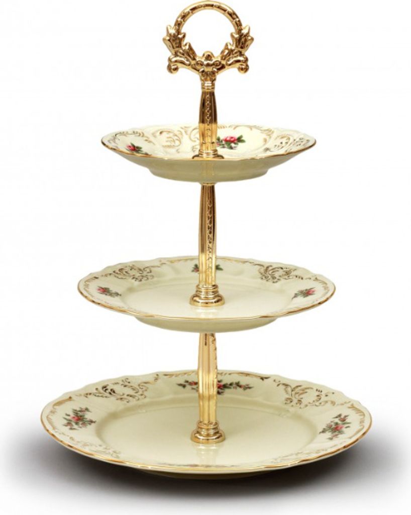 Thun 1794 Etažérka, Bernadotte, zámecká, český porcelán, Produktbild 