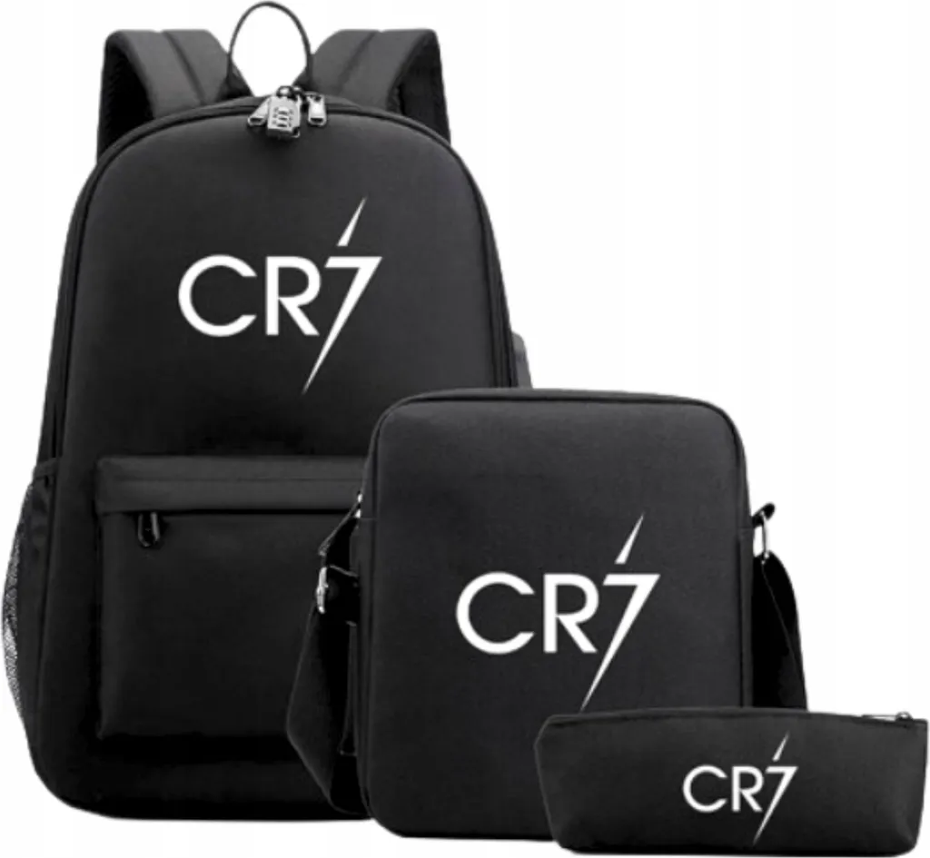 Sac à dos CR7 spacieux avec compartiments multiples pour ville et voyage
