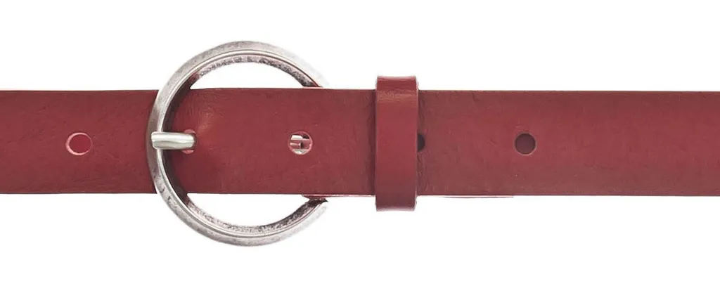 Cintura Rossa Vanzetti 25mm | Accessorio Donna Pelle Elegante W95