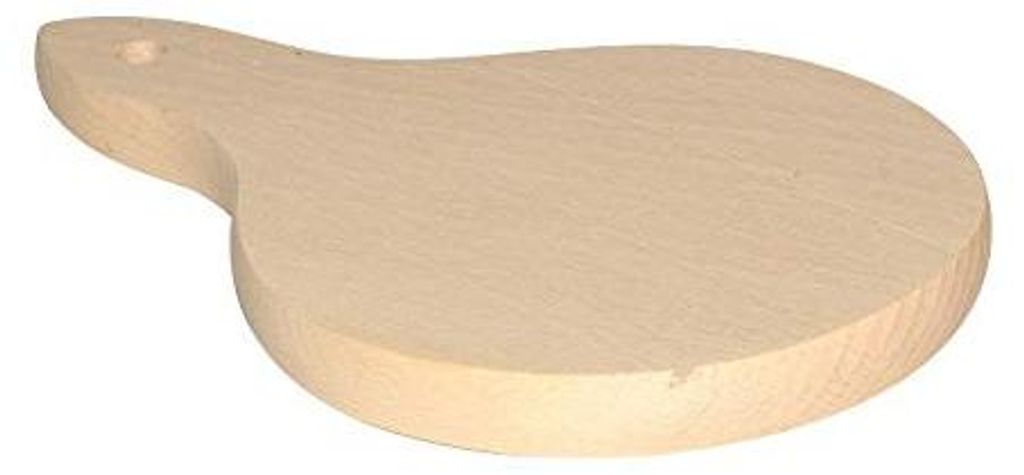 Kleines Holzschneidebrett – Ideal zum Schneiden von Knoblauch, Zwiebeln und Chilischoten – Rustikales Schneidebrett – Perfekt zum Servieren v...