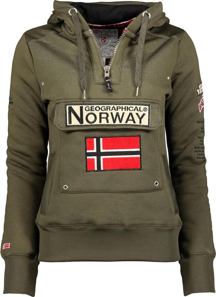 Geographical Norway Herren Bluse Grün WW2491H/GN-Kaki Grösse XL