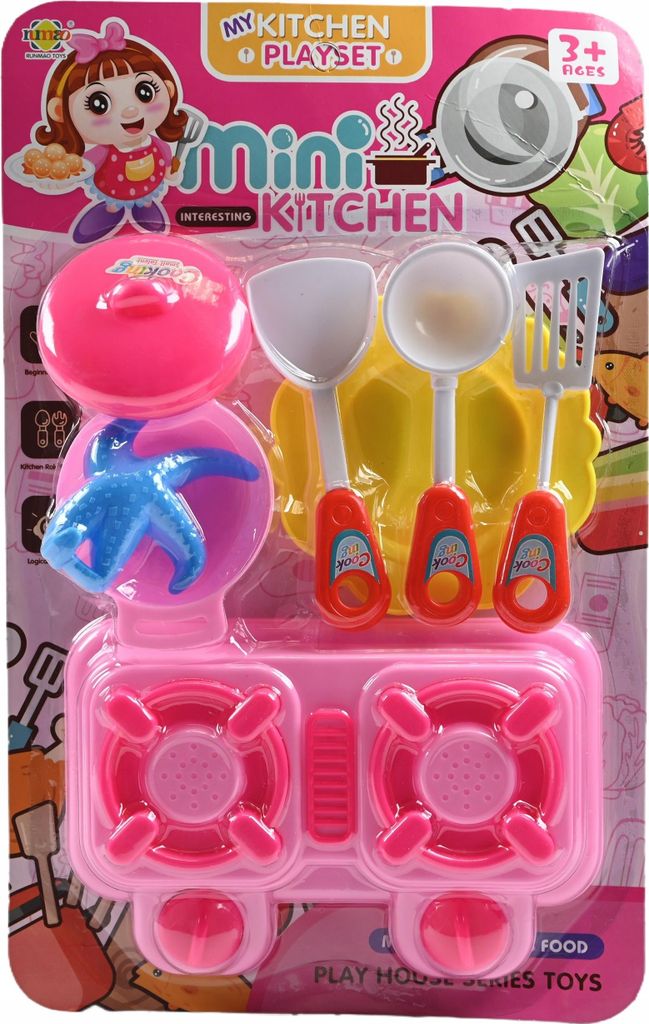 Kinderküche Zubehör Set - Kochgeschirr & Utensilien für kleine Köche Rollenspiel