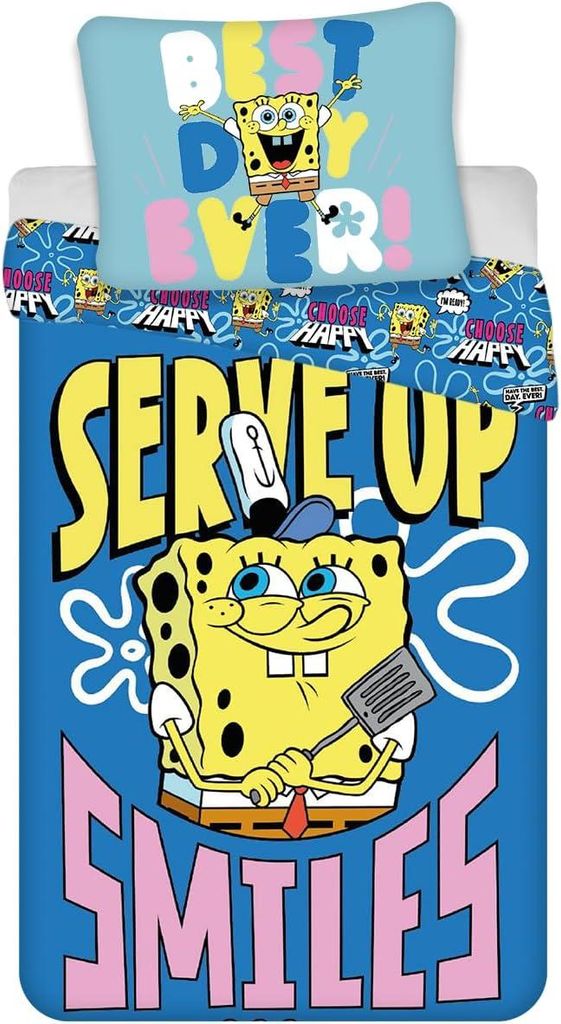 Spongebob Schwammkopf Squarepants Wendebettwäsche Produktbild 