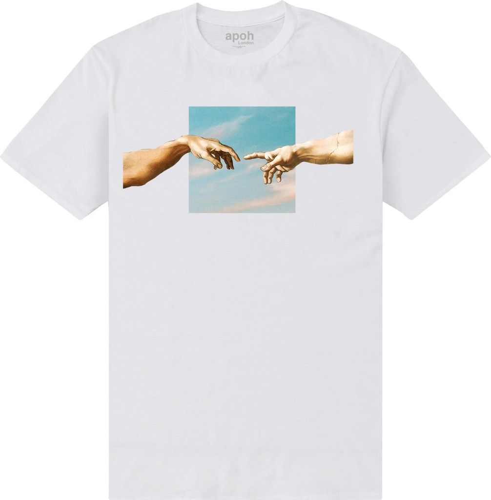 Apoh - "The Creation" T-Shirt für Herren/Damen Uni PN355 (4XL) (Weiß)