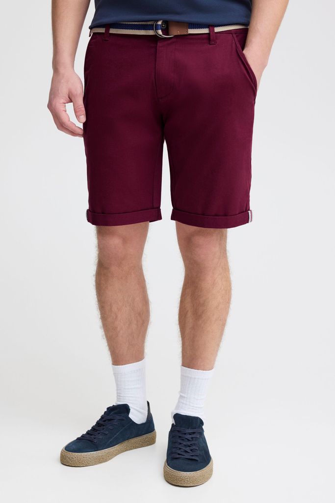 SOLID SDMonty Herren Chino Shorts Bermuda Kurze Hose mit Gürtel Stretch Eingrifftaschen Baumwollmischung Regular fit