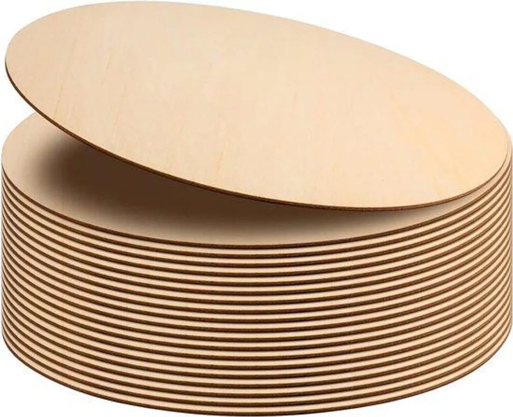 Kit pour Roues en Bois et Décorations DIY - 20 Arcs de 30 cm Brut