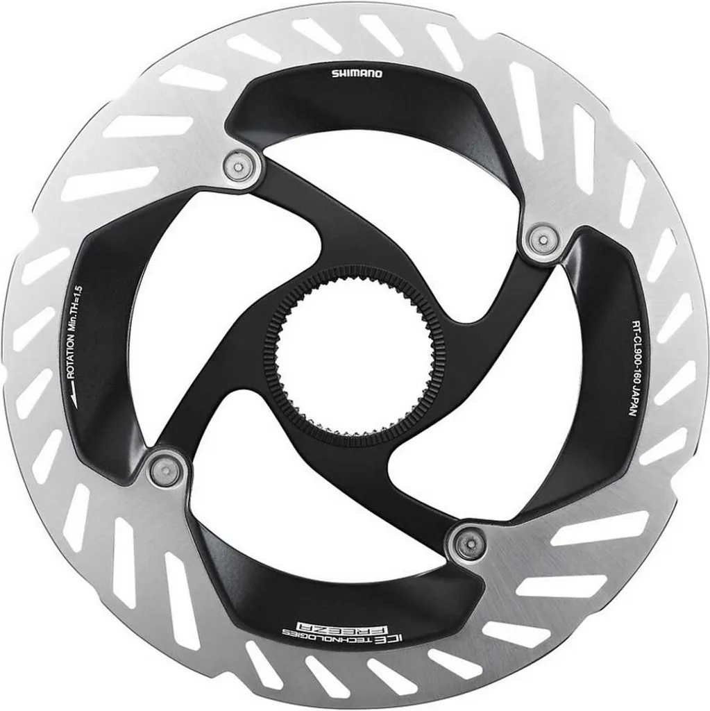 Disque de frein de route Shimano RT-CL900 180mm Argent Center Lock