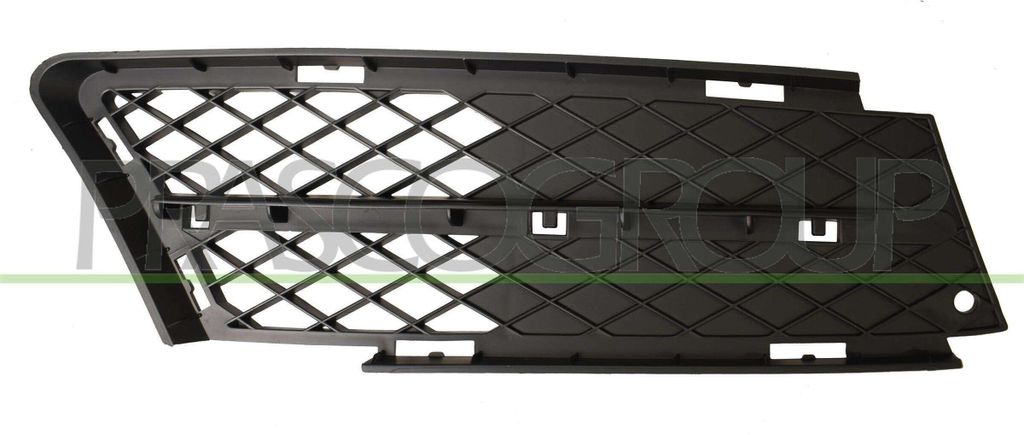 PRASCO Lüftungsgitter Grill Stoßfänger für BMW 3 Touring (E91) Schwarz