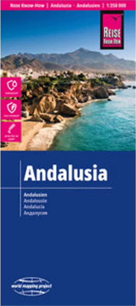 Carte Andalousie 1:350.000 : ne vous perdez plus sans réseau mobile