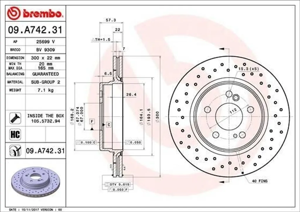 Éliminez les Vibrations au Freinage avec le Disque Brembo 09.A742.31 SL