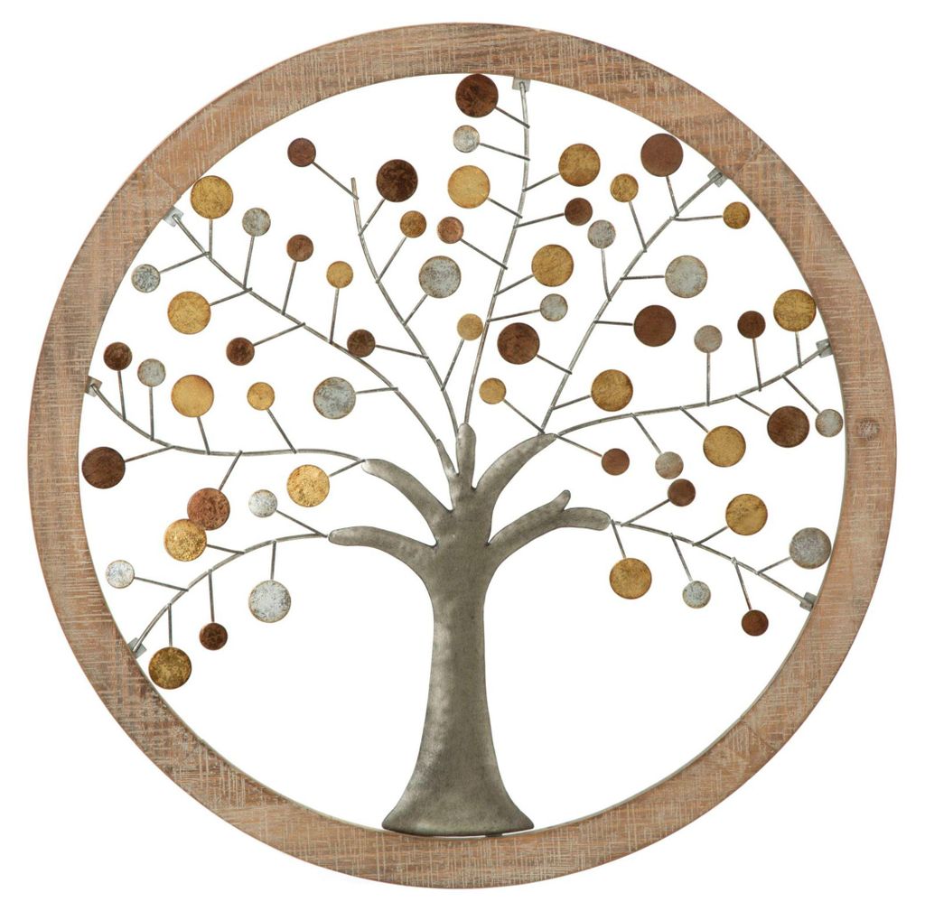 Mauro Ferretti, panneau mural "Arbre de vie", doré, aspect Image du produit 