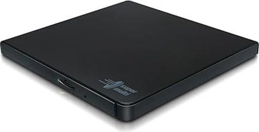LG GP57EB40 8x8x8xDVD+RW 8x6DVD-RW 6xDVD+/- DL 5xDVD-RAM DVD-Brenner Slim extern USB2.0 Black RTL, Schwarz