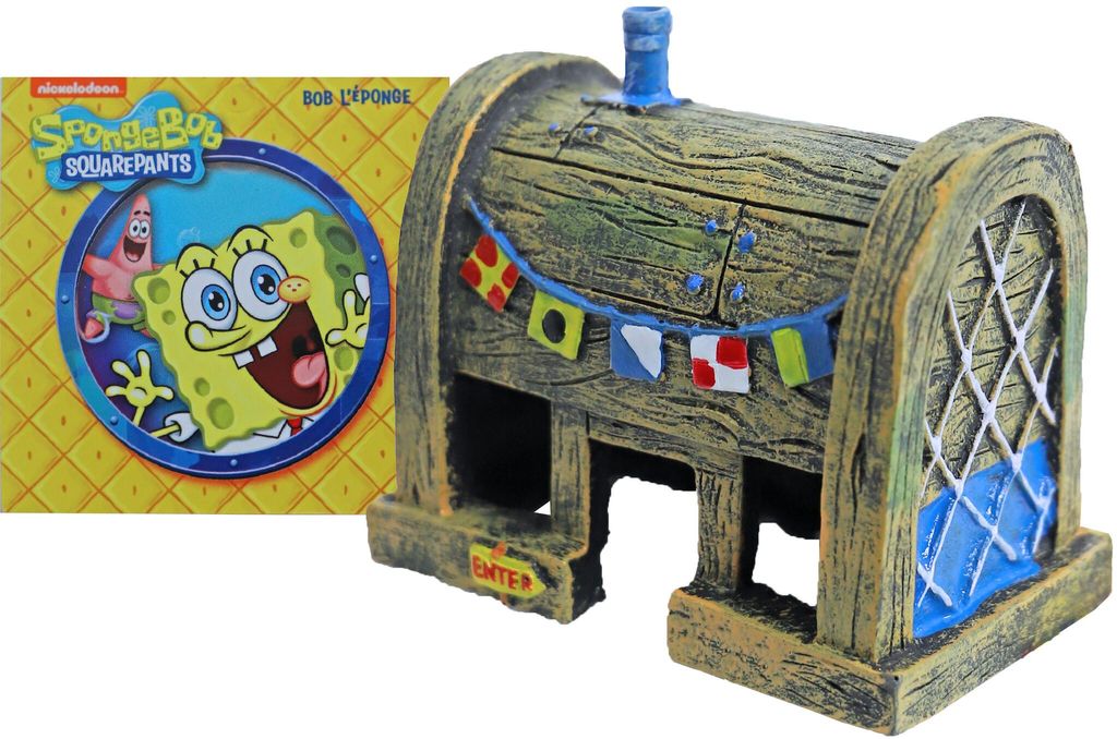 Penn Plax Sponge B Mr. Krabs Huis 8CM Productafbeelding 