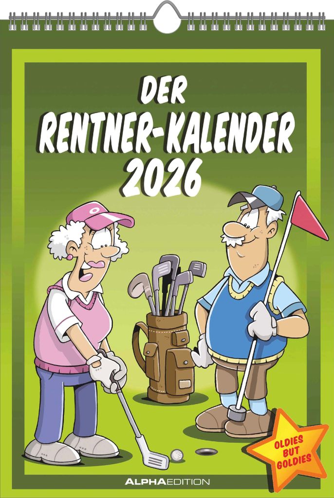 Der Rentner-Kalender 2026 - Bild-Kalender 23,7x34 cm Produktbild 