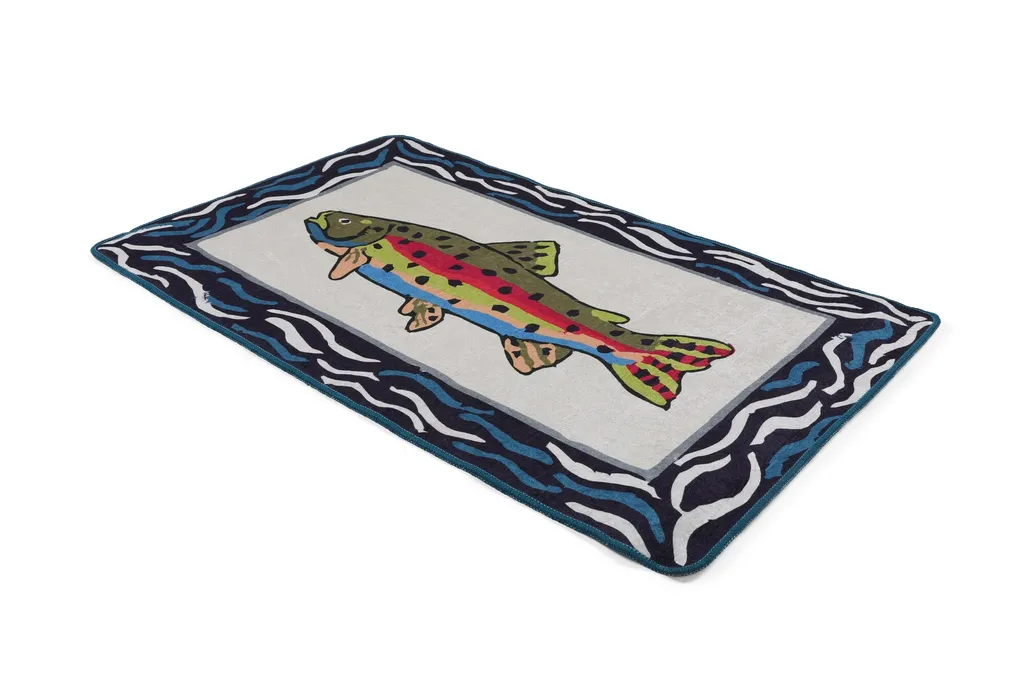 Tapis de bain Pescado CHL5183 Mijolnir Multicolore 100% Velours 700g/m²