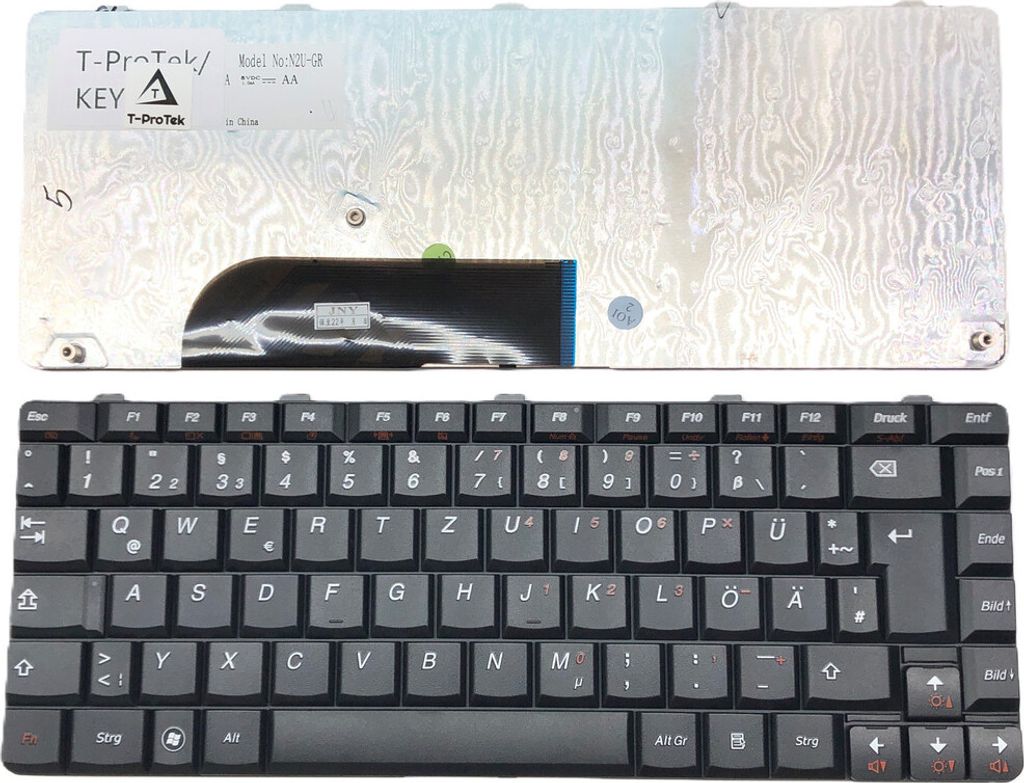 DEUTSCHE - schwarz Tastatur Keyboard kompatibel für FCVA2002012 / AELL1G00110 3A