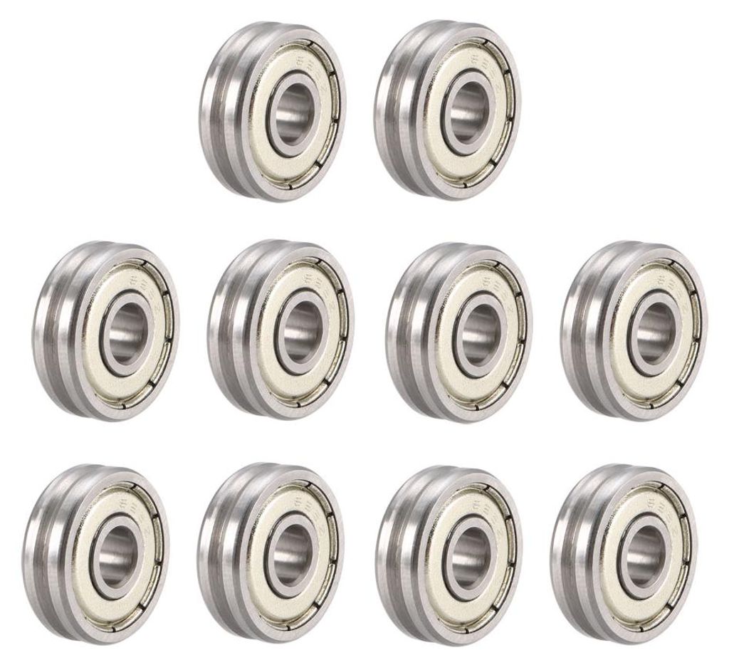 10St Tiefe V Rillenkugellager V625ZZ Metall Doppelt Geschirmt (GCr15) Chromstahl Lager 5mmx16mmx5mm