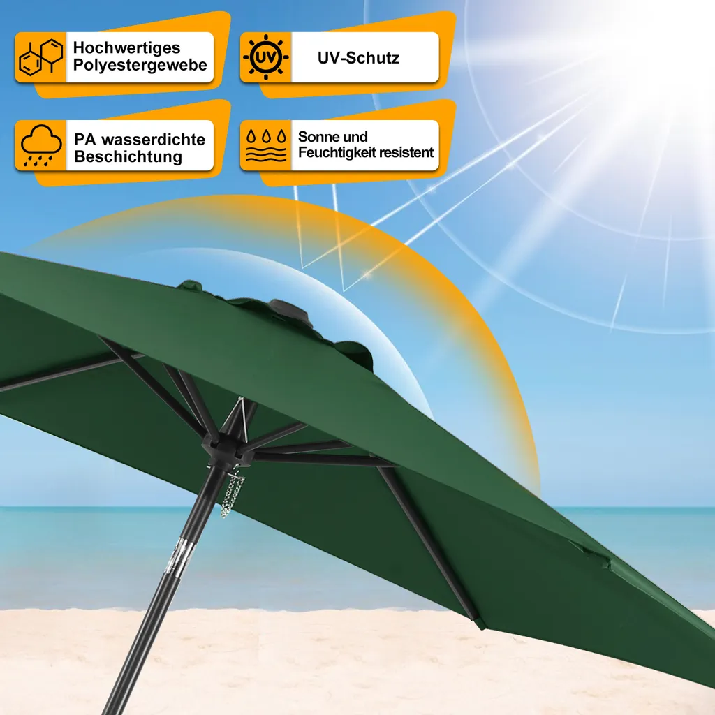 Protezione UV 50+, Impermeabile, Per Terrazza, Piscina, Rosso