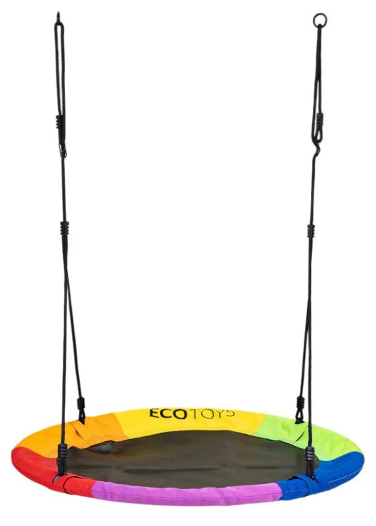 Nid de cigogne robuste 100cm - Balançoire suspendue multicolore ECOTOYS