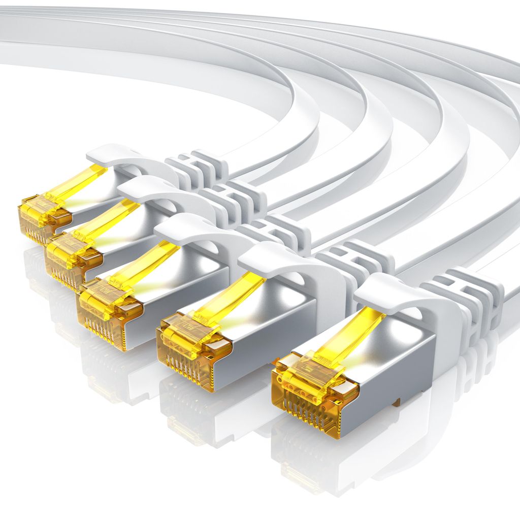 Cable de red Primewire, 5 unidades, CAT.7, RJ-45 Imagen del producto 