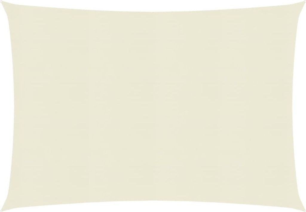 Ankonbej Sonnensegel 160 g/m² Creme 3x4,5 m HDPE