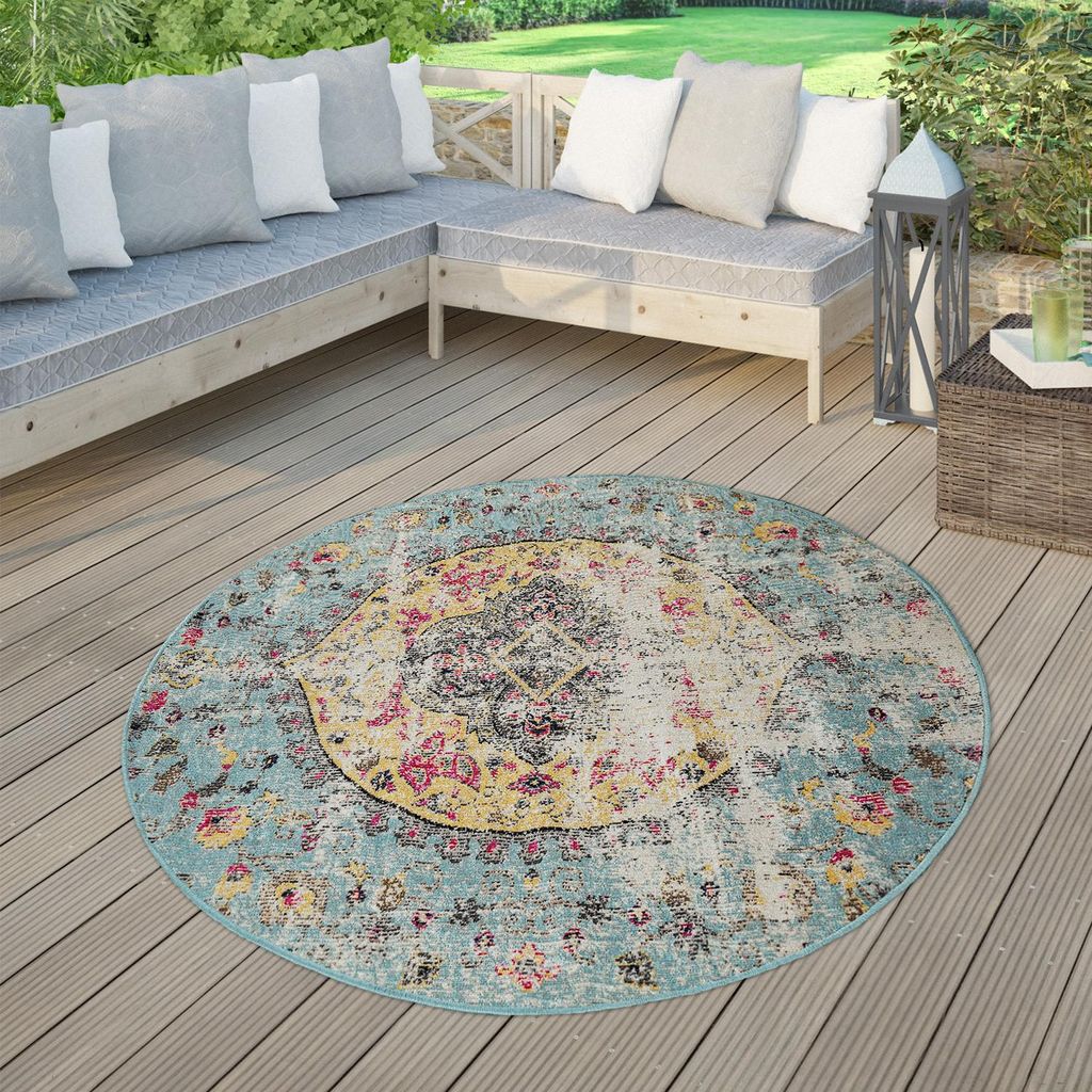 TT Home Moderner Outdoor Teppich Wetterfest für Innen & Produktbild 