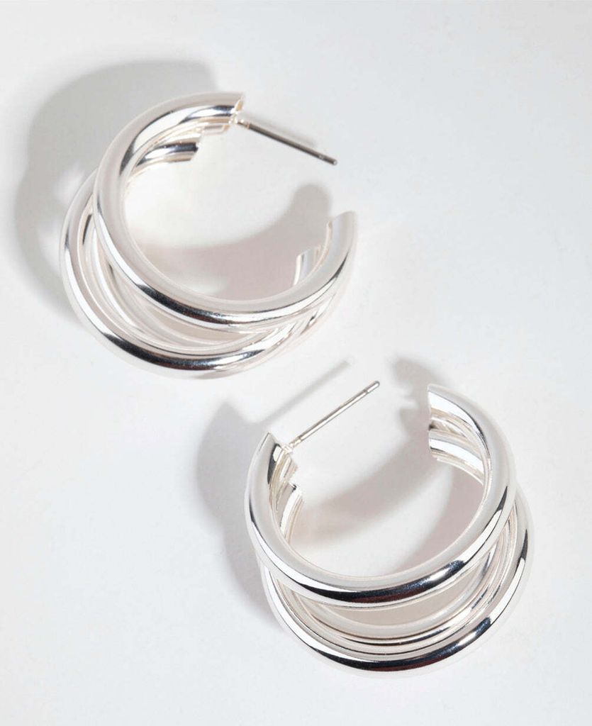 Alisouy Vintage Stainless Steel Loop Hoop Earrings... U2013 Grandado