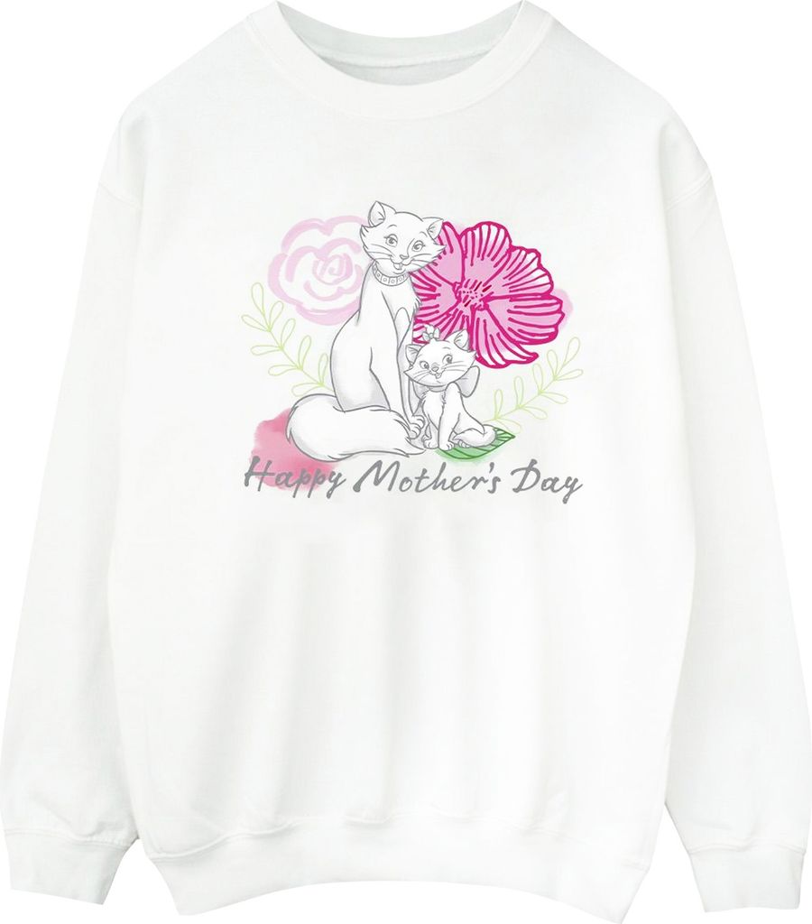Disney - "The Aristocats" Sweatshirt für Damen BI6943 (L) (Weiß)