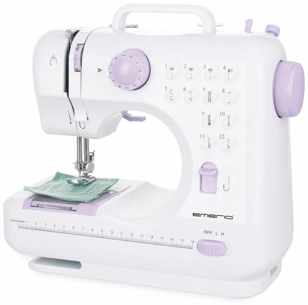 Machine à coudre électrique Emerio SEW-121820 pour couture domestique