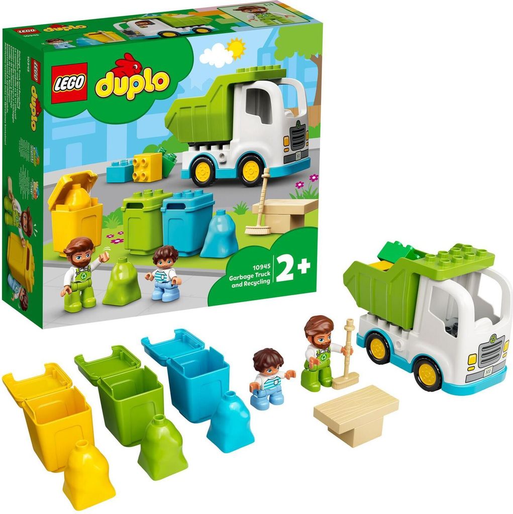 LEGO® DUPLO® 10945 Centrum zbiórki śmieci i recyklingu Zdjęcie produktu 