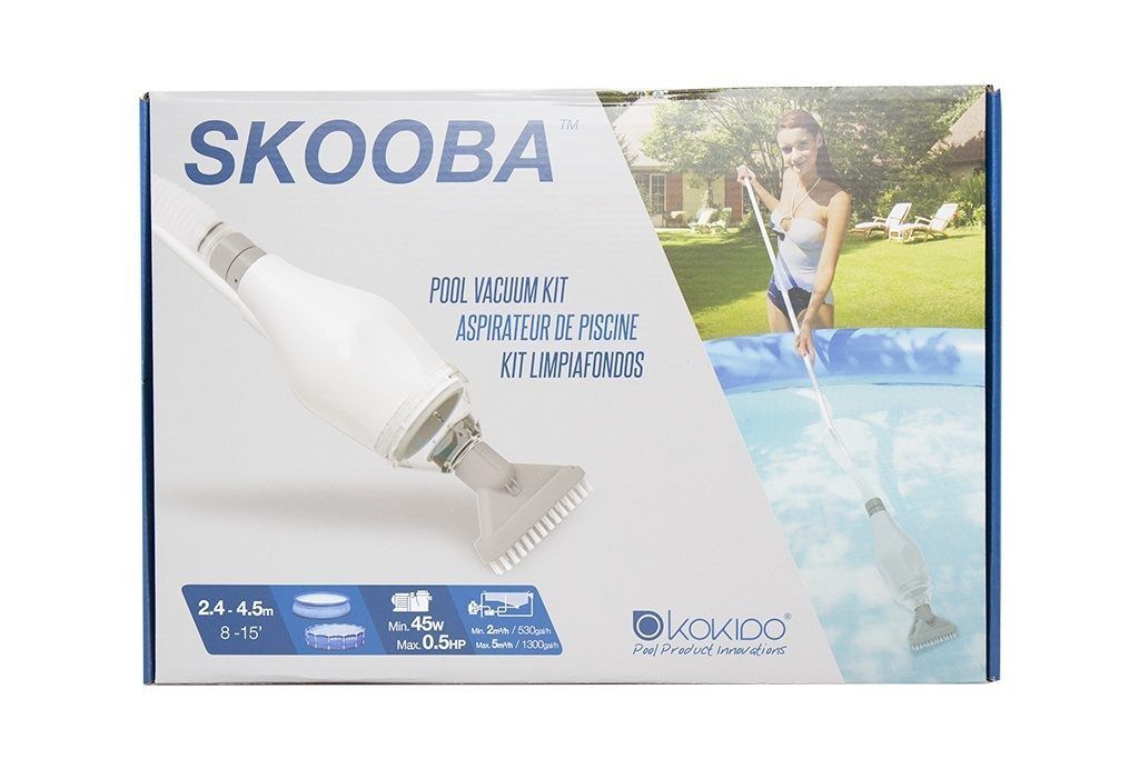 Kokido SKOOBA, Sací vysávač do bazéna, Bazén, Šedá, Biela, Obrázok produktu 