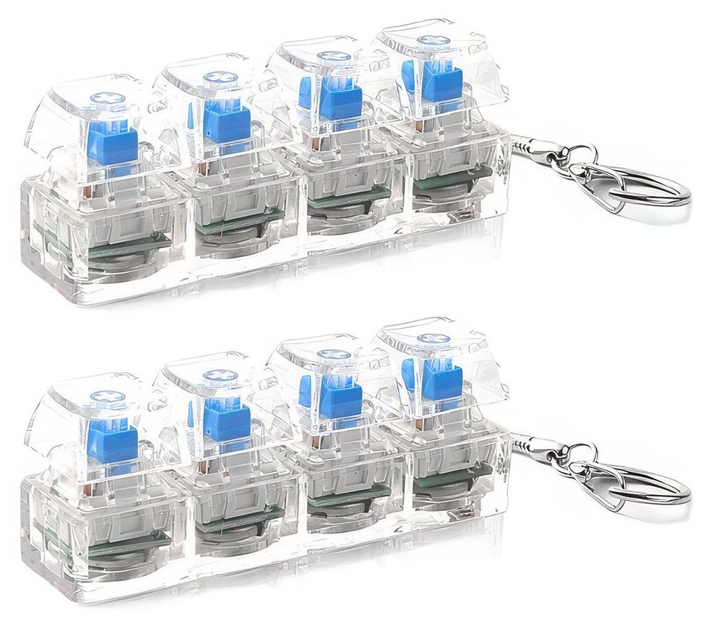 Tastatur Fidget Spielzeug 2 Stück mit LED – Mini Keyboard Produktbild 
