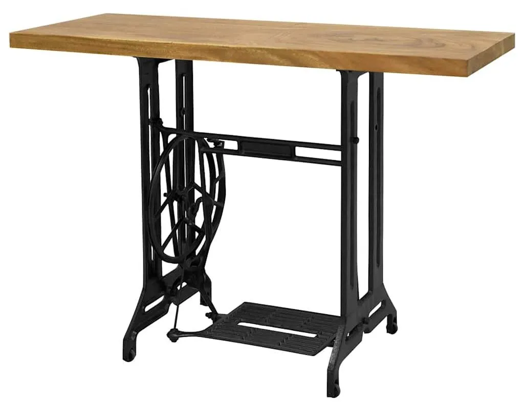 vidaXL Table de console pour machine à coudre 110x40x75 cm en bois chic - 5