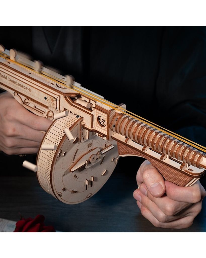 Puzzle Mechanický model 3D guľometu Obrázok produktu 4