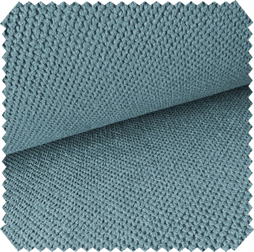 novely CURTIS - Schwer Entzündbarer Möbelstoff - Wasserabweisender Polsterstoff mit Wabenstruktur - Pflegeleicht Meterware 1lfm - Farbe: 74 Bla...