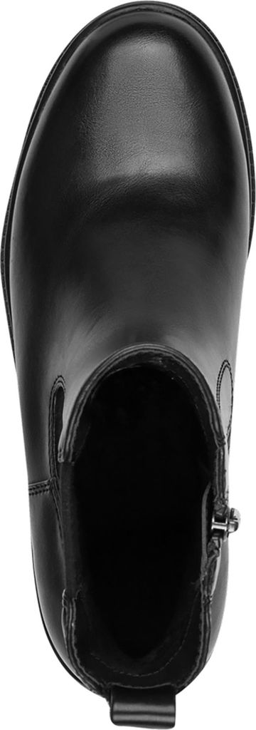 Tamaris Damen vegane Stiefelette mit Reißverschluss 1-25428-43, Größe:41 EU, Farbe:Schwarz