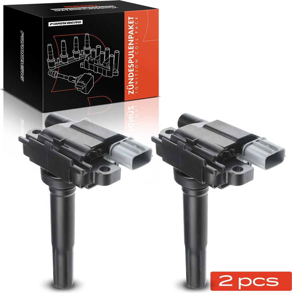 Frankberg 2x Zündmodul Zündspule für Fiat Sedici Subaru Justy III Suzuki Baleno Kombi Schrägheck Carry Kasten